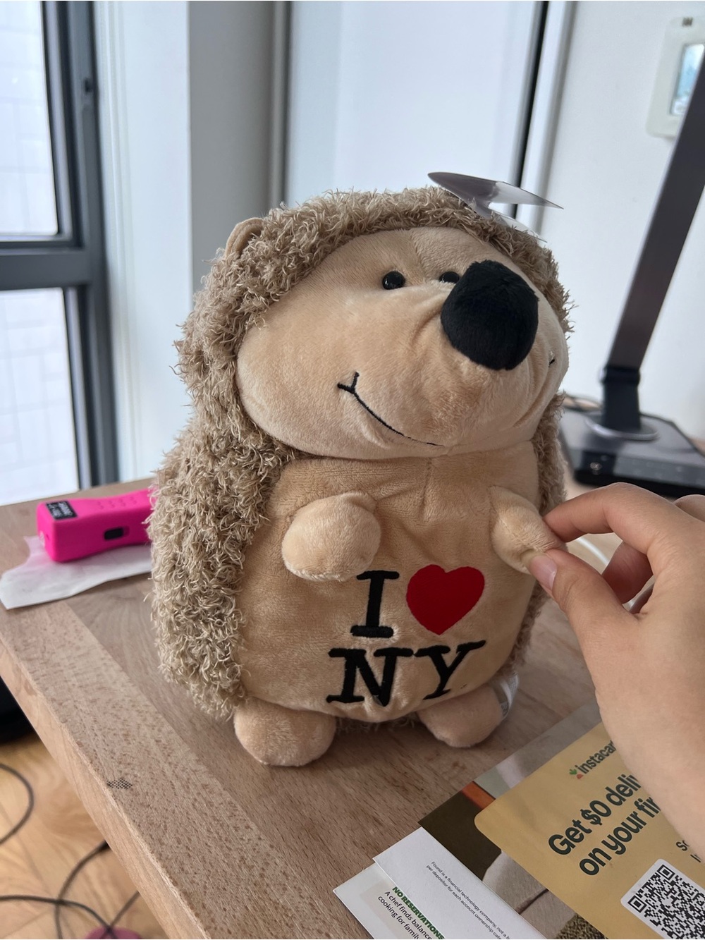 I Heart NY Plush Hedgehog Stuffed Plush Toy